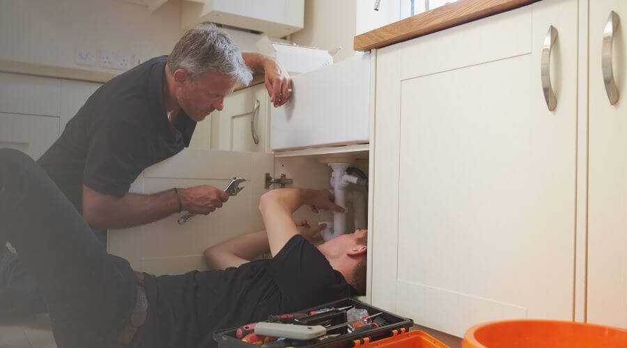 Professional burst pipe repair services in New Summerfield, TX